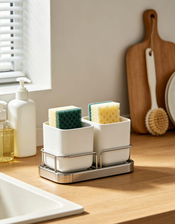 Dual Compartment Sponge Holder