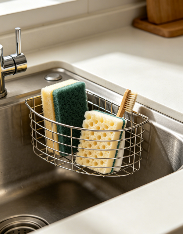 Corner Sink Organizer Basket